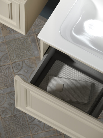 Тумба под раковину Sancos Very VR100LCE 100х40 подвесная цвет бежевый